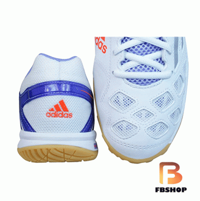 Giày cầu lông Adidas Quickforce 7 W White Blue