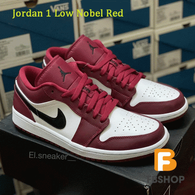 Giày Nike Air Jordan 1 Low Noble Red