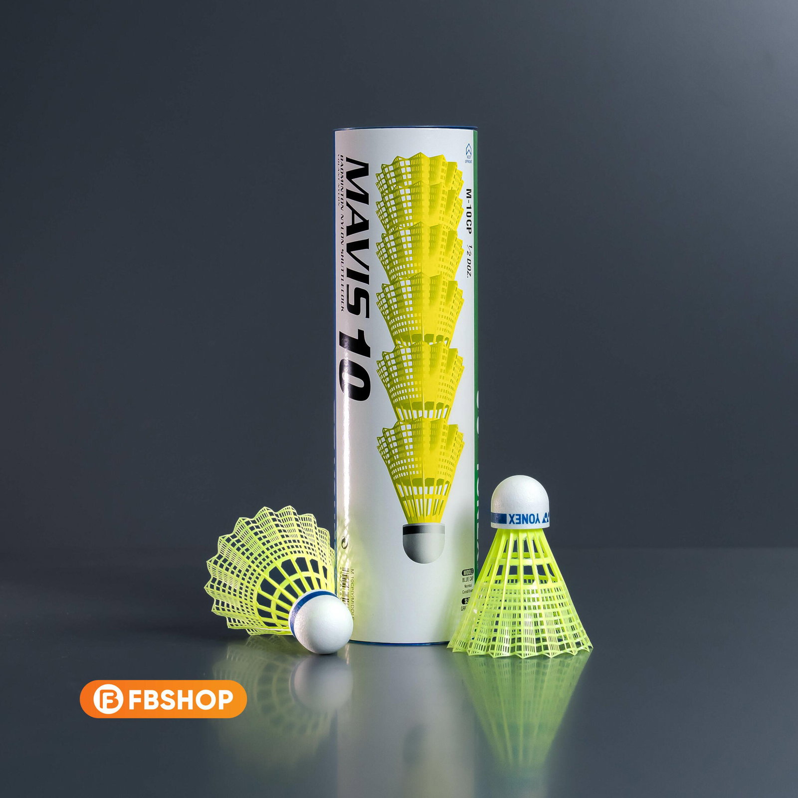 Ống cầu lông nhựa Yonex Mavis 10 chính hãng Ống cầu lông nhựa Yonex Mavis 10