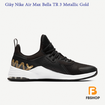 Giày Nike Air Max Bella TR 3 Metallic Gold