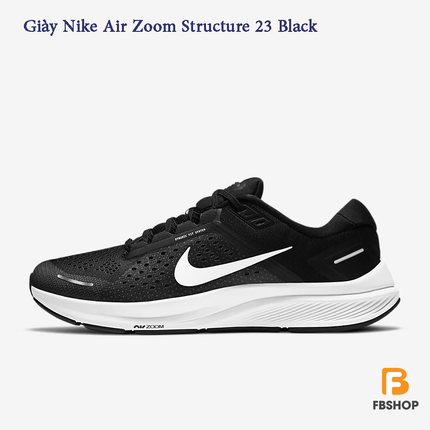 Giày Nike Air Zoom Structure 23 Black