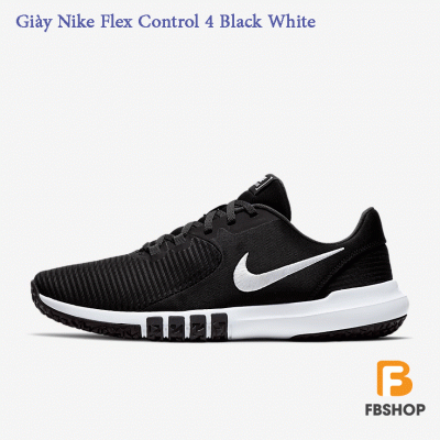 Giày Nike Flex Control 4 Black White