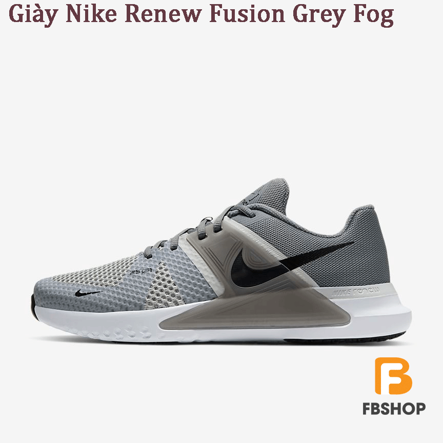 Giày Nike Renew Fusion Grey Fog Hỗ Trợ Đa Hướng