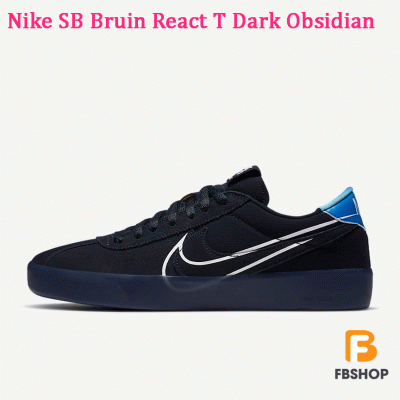 Giày Nike SB Bruin React T Dark Obsidian