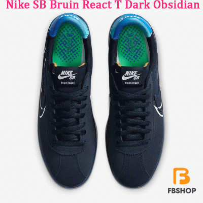 Giày Nike SB Bruin React T Dark Obsidian