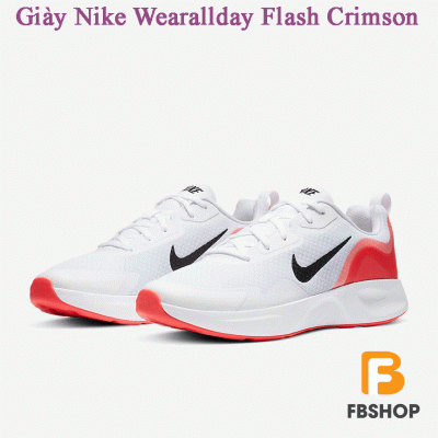 Giày Nike Wearallday Flash Crimson