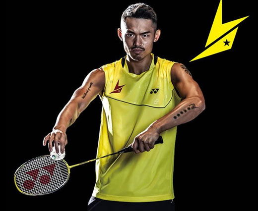 Lin Dan dùng vợt cầu lông nào