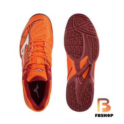 Giày tennis Mizuno Wave Exceed OC Orange