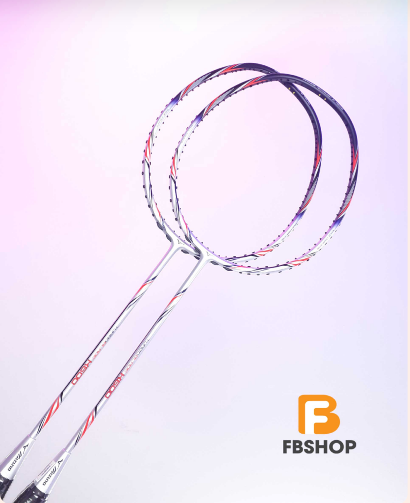 Thiết kế bắt mắt của vợt Mizuno Turbo Blade K600 màu bạc