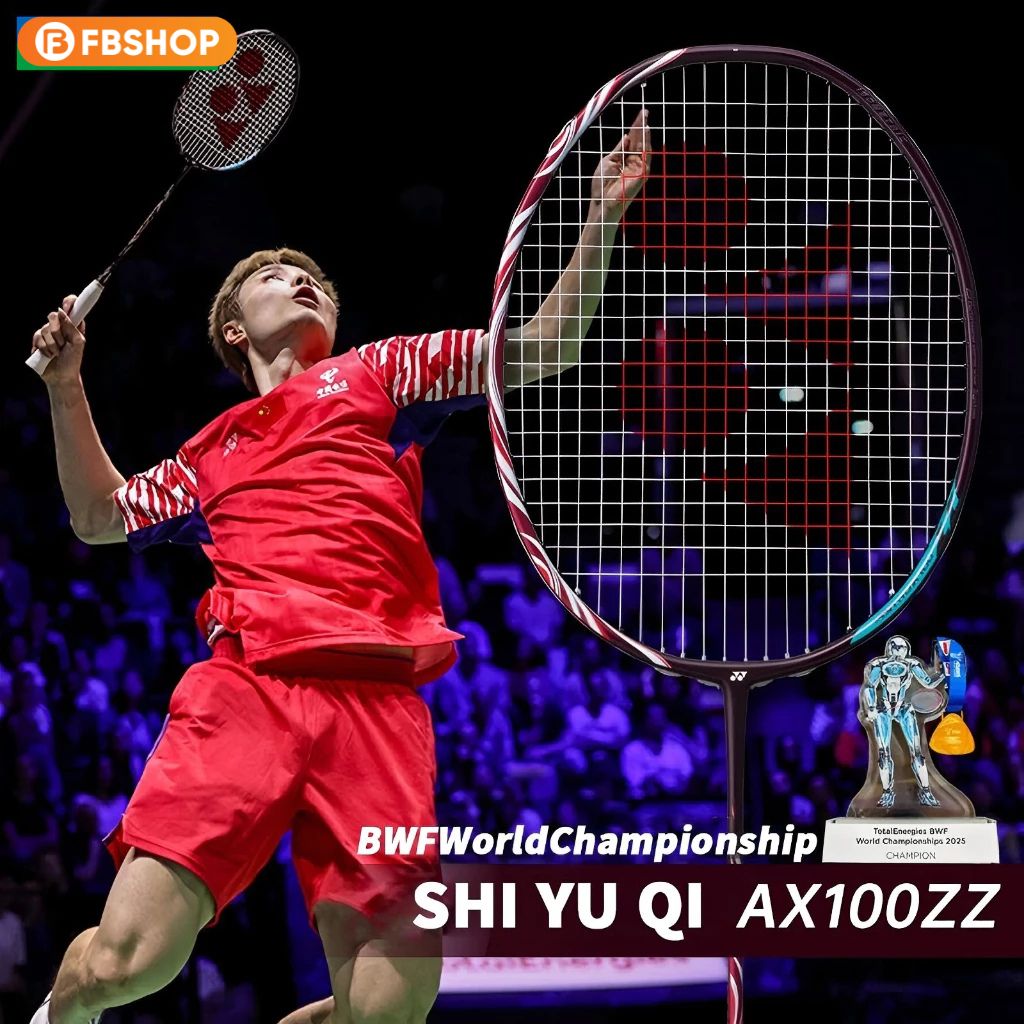 Astrox 100ZZ Kurenai là cây vợt đồng hành cùng siêu sao Shi Yu Qi trong BWFC