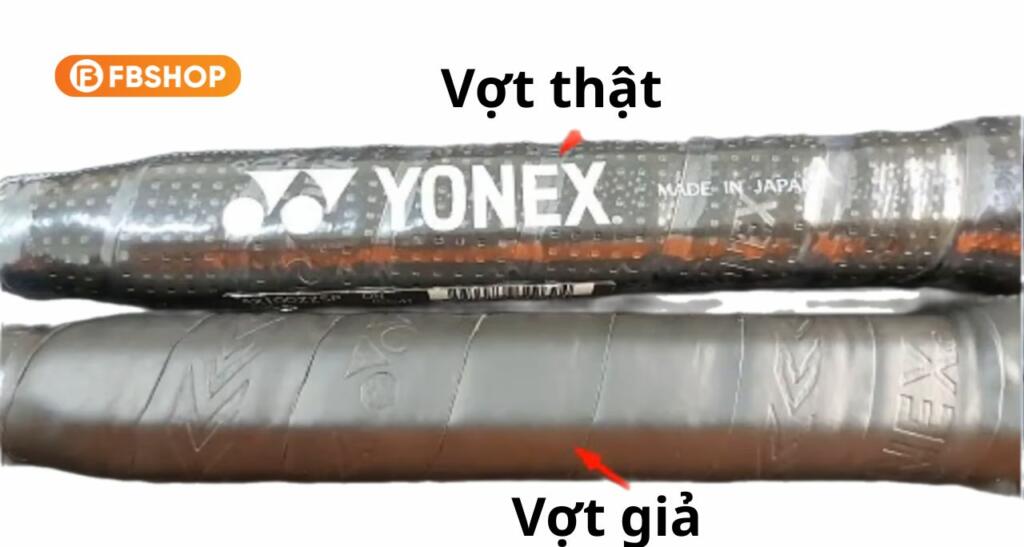 Phần cuốn cán vợt Astrox 100ZZ thật sẽ có các lỗ thoát khí