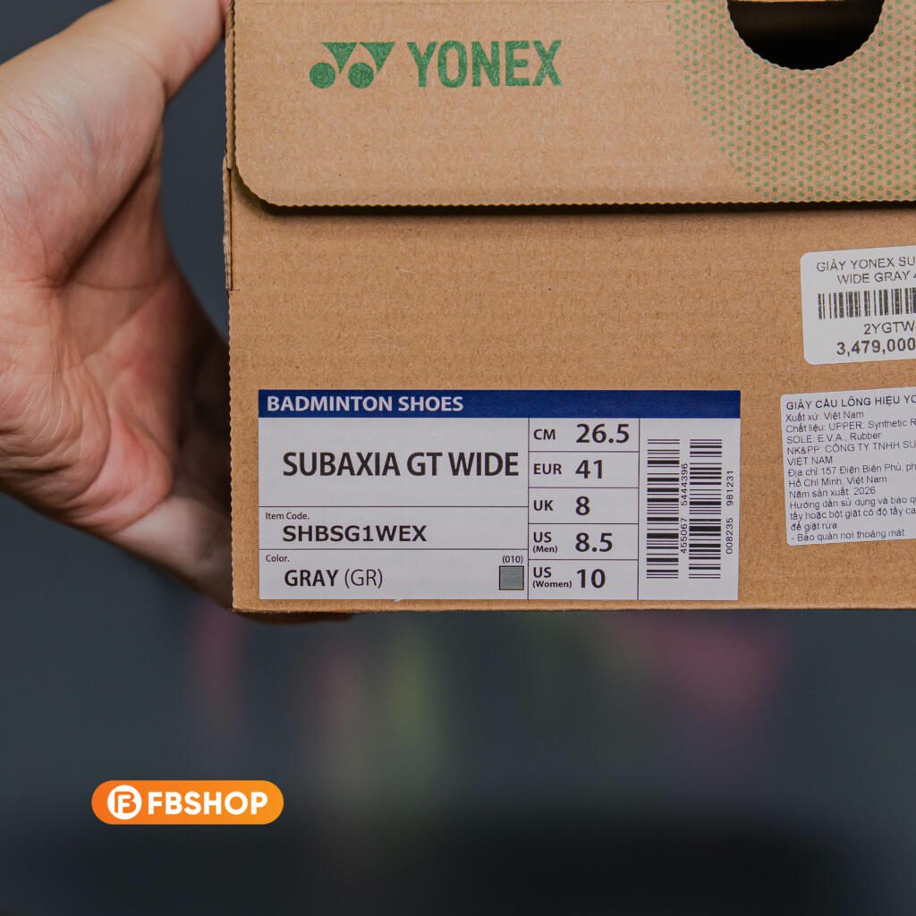 Thông số kỹ thuật Giày Cầu Lông Yonex Subaxia GT Wide