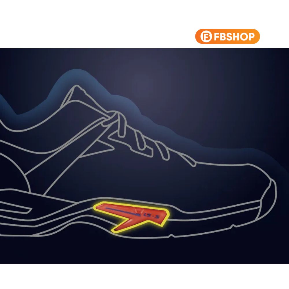 Công nghệ LS - S giúp ổn định tối đa và chống lật cổ chân hiệu quả