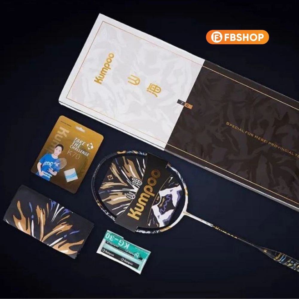 Vợt cầu lông Kumpoo thường có thiết kế nổi bật cùng mức giá bình dân