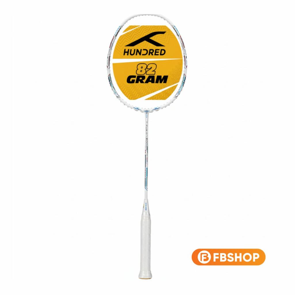 Ngoại hình thiết kế bên ngoài của Vợt cầu lông Hundred T-Fusion 500 ZOOM Vợt cầu lông Hundred T-Fusion 500 ZOOM với thiết kế đậm chất thể thao