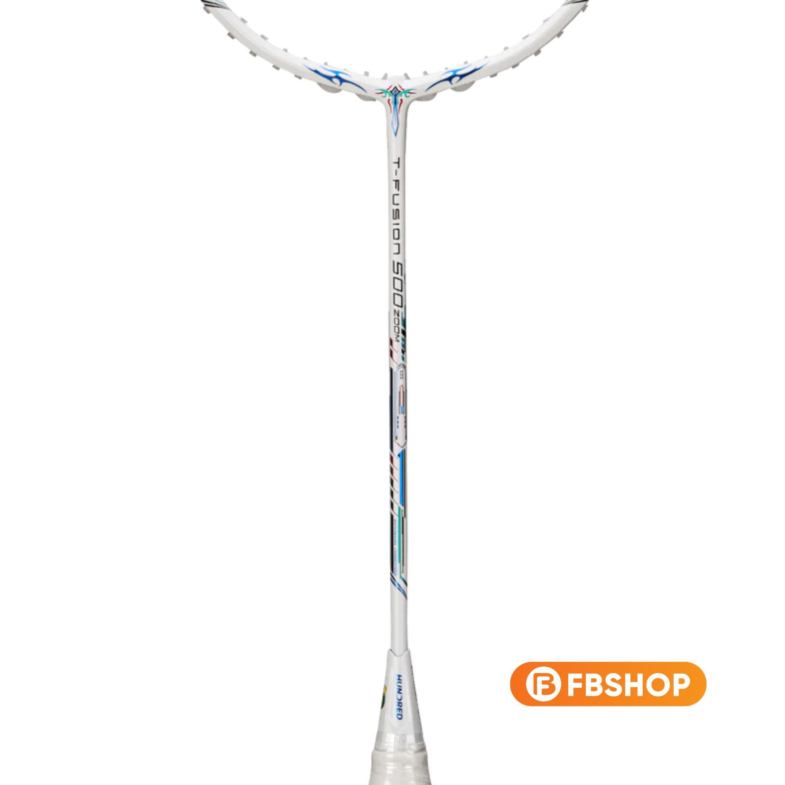 Vợt cầu lông Hundred T-Fusion 500 ZOOM có thế mạnh ở phòng thủ và phản tạt Vợt cầu lông Hundred T-Fusion 500 ZOOM có thế mạnh ở phòng thủ và phản tạt