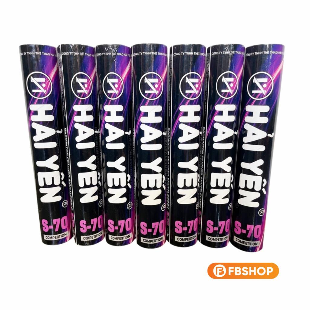 Ống Cầu Lông Hải Yến S70 - được sử dụng trong nhiều giải đấu lớn nhỏ Ống Cầu Lông Hải Yến S70 nhận được sự tin tưởng đông đảo của cộng đồng lông thủ