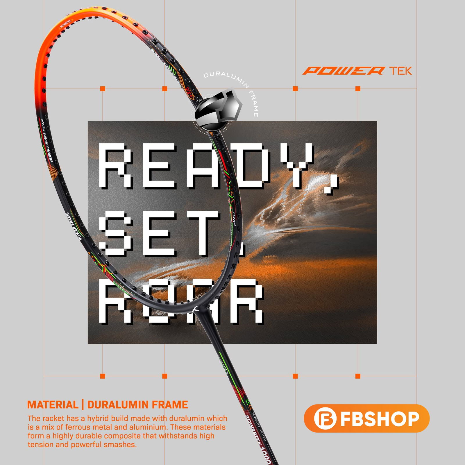 Fbshop đánh giá Powertek 1000 Pro là cây vợt ổn định trên sân, mang thiên hướng tấn công Fbshop đánh giá Powertek 1000 Pro là cây vợt ổn định trên sân, mang thiên hướng tấn công