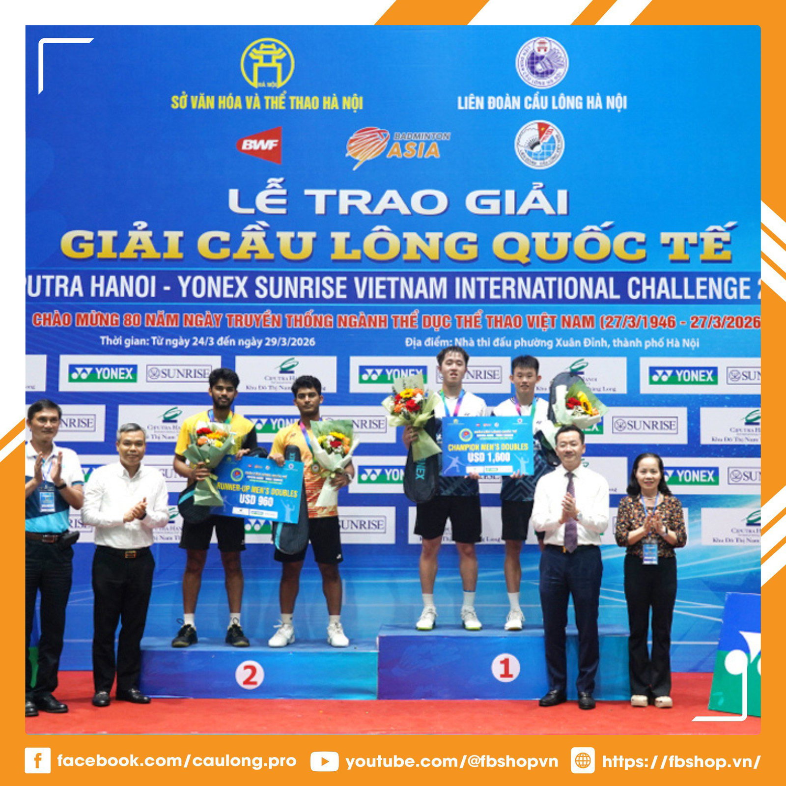 Khép lại cuộc đấu đầy căng thẳng là chiến thắng thuộc về cặp VĐV Đài Bắc Trung Hoa