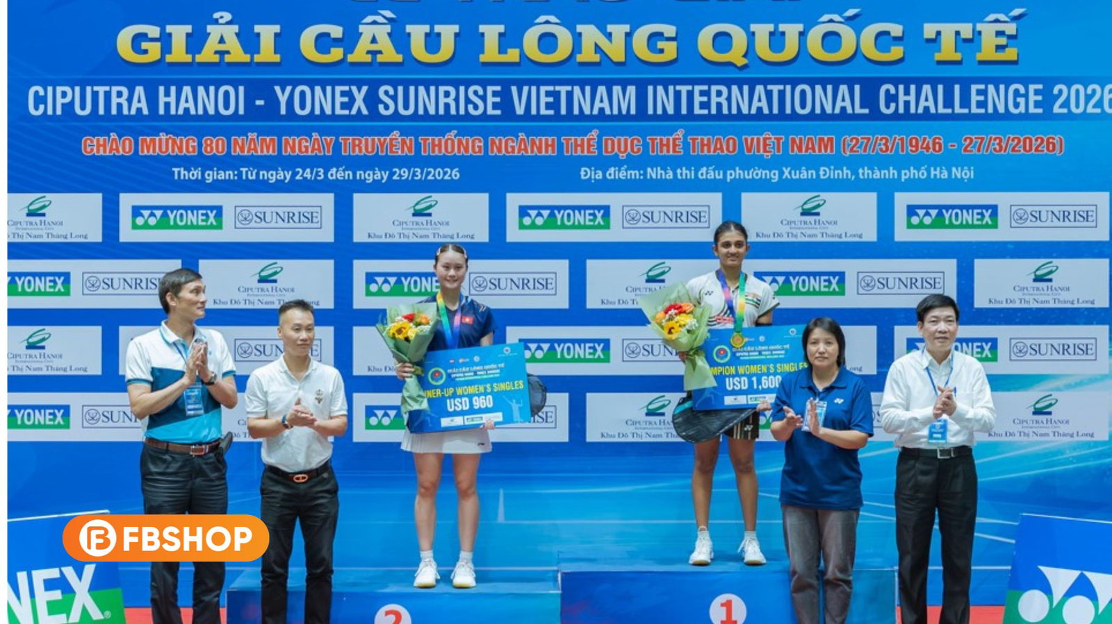 Cặp đôi Quán Quân và Á Quân Đơn nữ giải Ciputra đã tạo ra một trận đấu mãn nhãn nhất trong lịch sử giải đấu