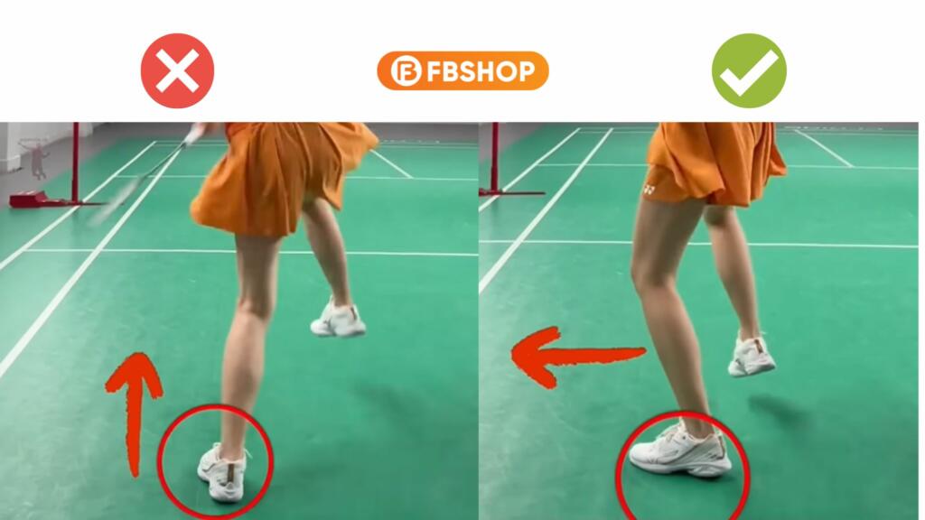 Cách tiếp đất đúng là bạn mở mũi chân trái hướng ra ngoài một góc khoảng 30 đến 45 độ Cách tiếp đất đúng là bạn mở mũi chân trái hướng ra ngoài một góc khoảng 30 đến 45 độ