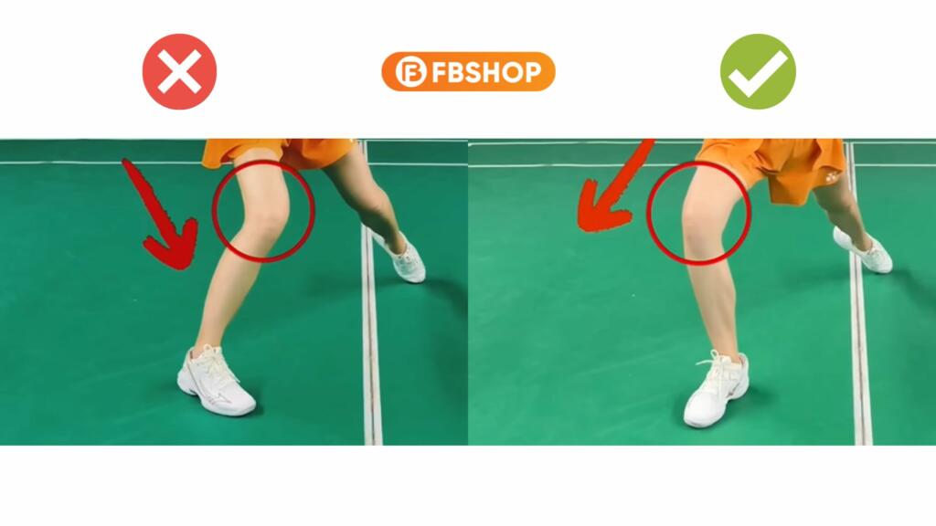 Nếu đầu gối của bạn không hướng ra ngoài theo hướng di chuyển, cổ chân sẽ phải gánh chịu toàn bộ lực xé Nếu đầu gối của bạn không hướng ra ngoài theo hướng di chuyển, cổ chân sẽ phải gánh chịu toàn bộ lực xé