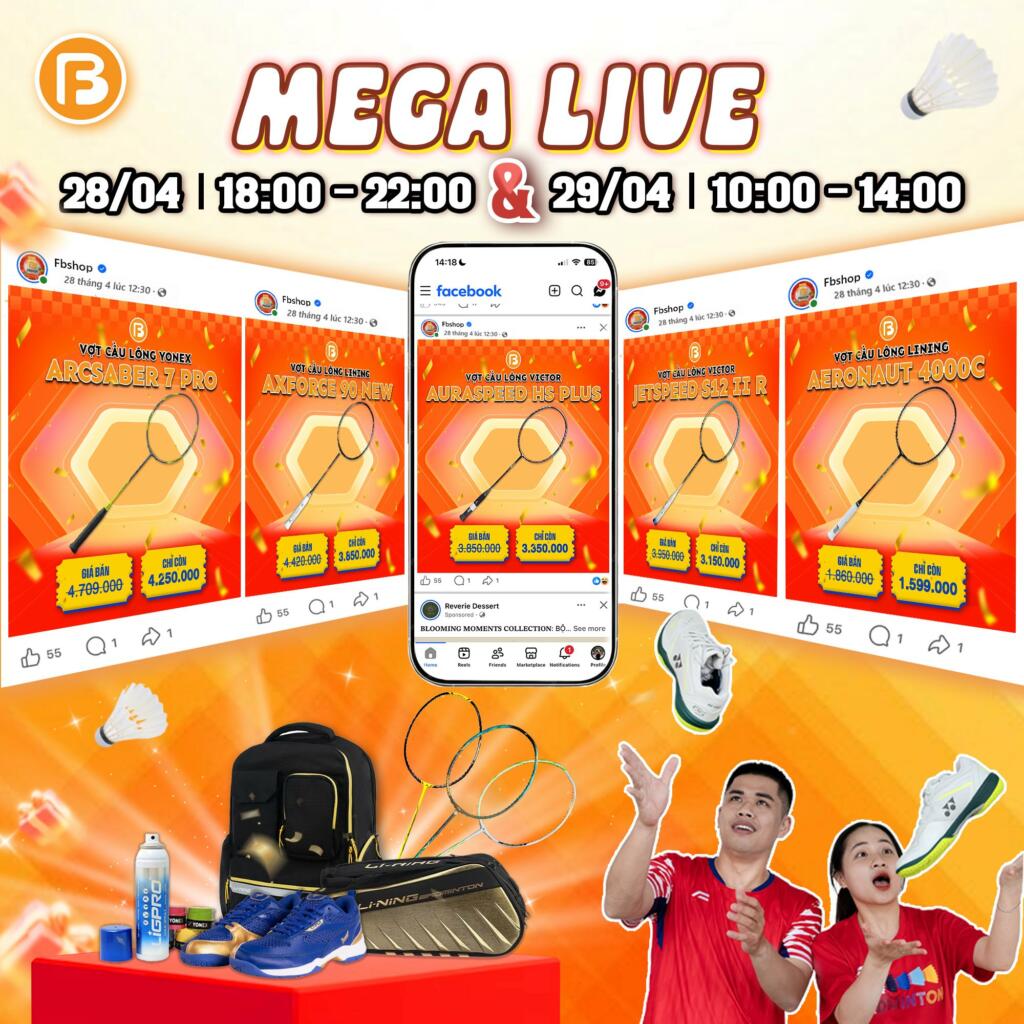 Các siêu phẩm vợt sẽ xuất hiện trong phiên Megalive sắp diễn ra