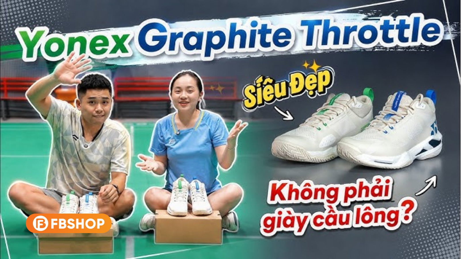 Review Giày Cầu Lông Yonex Graphite Throttle