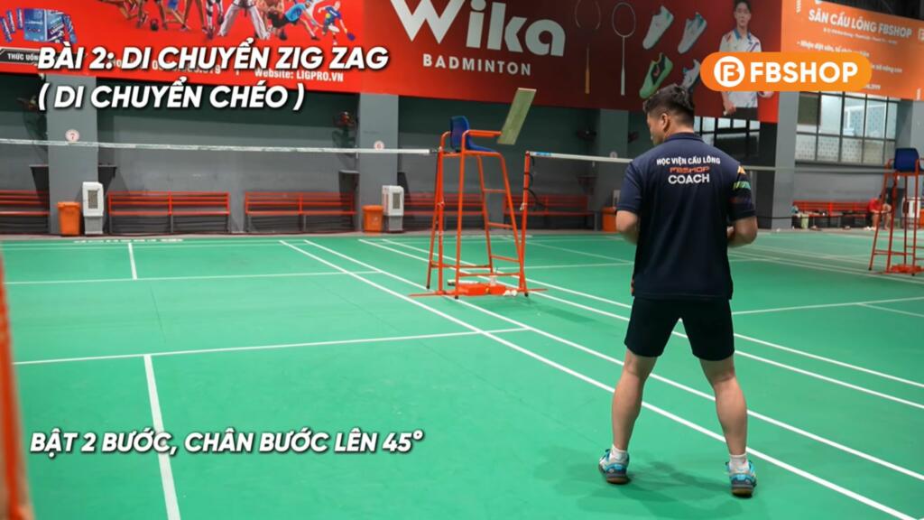 Mô phỏng kỹ thuật di chuyển chạy Zigzag 
