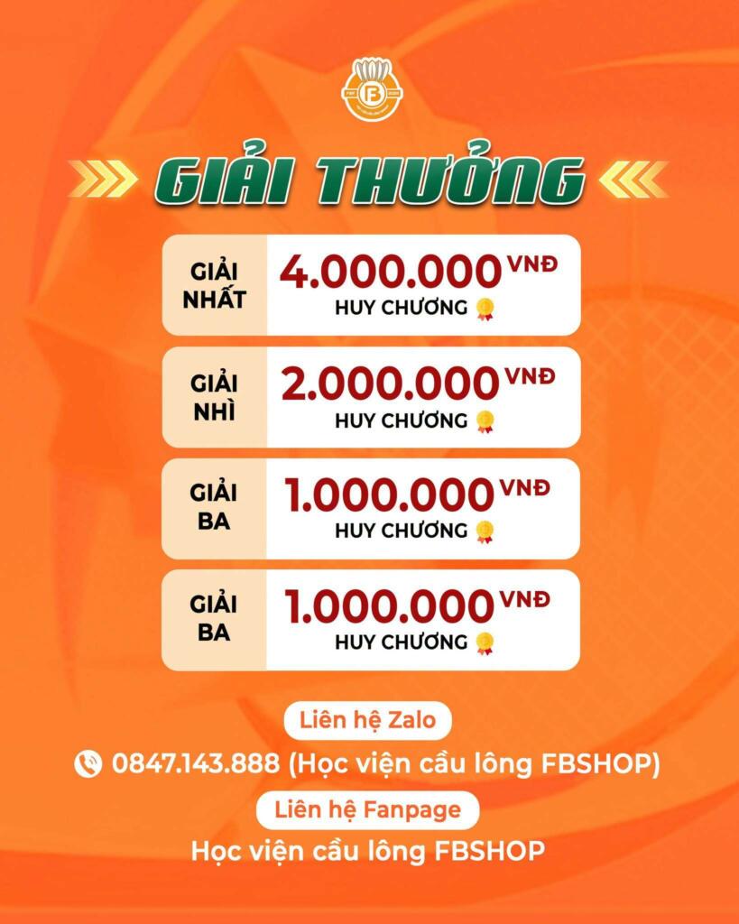 Cơ cấu giải thưởng