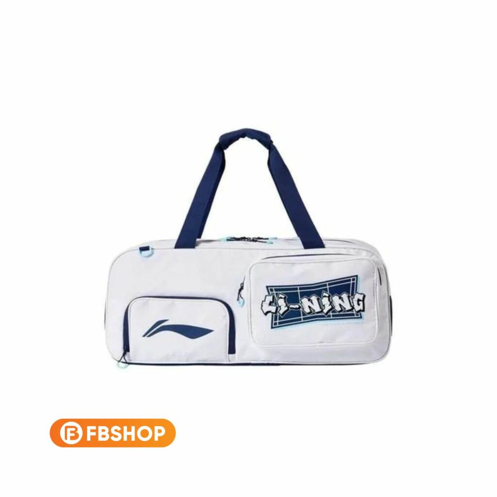 Bao Vợt Cầu Lông Lining Unisex P-ABLW037 - Trắng Xanh 