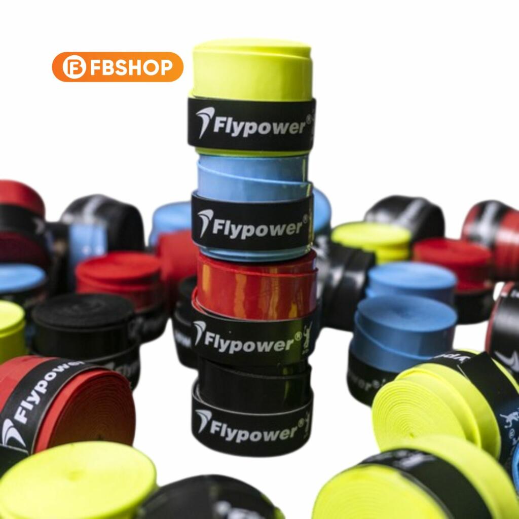 Quấn Cán Vợt Cầu Lông Flypower hỗ trợ người chơi ở mọi lối chơi mà không làm mất đi sự linh hoạt Quấn Cán Vợt Cầu Lông Flypower hỗ trợ người chơi ở mọi lối chơi mà không làm mất đi sự linh hoạt