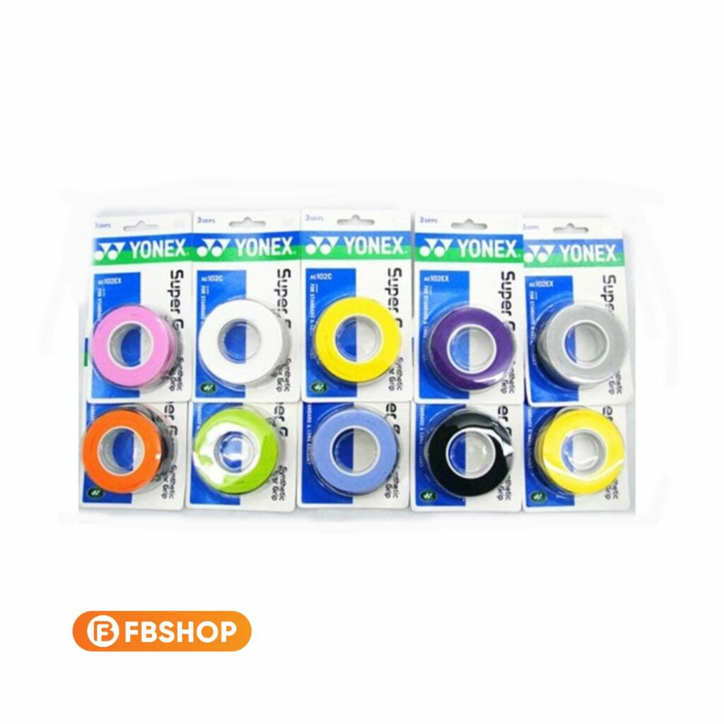 Quấn cán vợt cầu lông Yonex AC 102 EX (3in1) được làm từ vật liệu an toàn hiệu quả Quấn cán vợt cầu lông Yonex AC 102 EX (3in1) được làm từ vật liệu an toàn hiệu quả