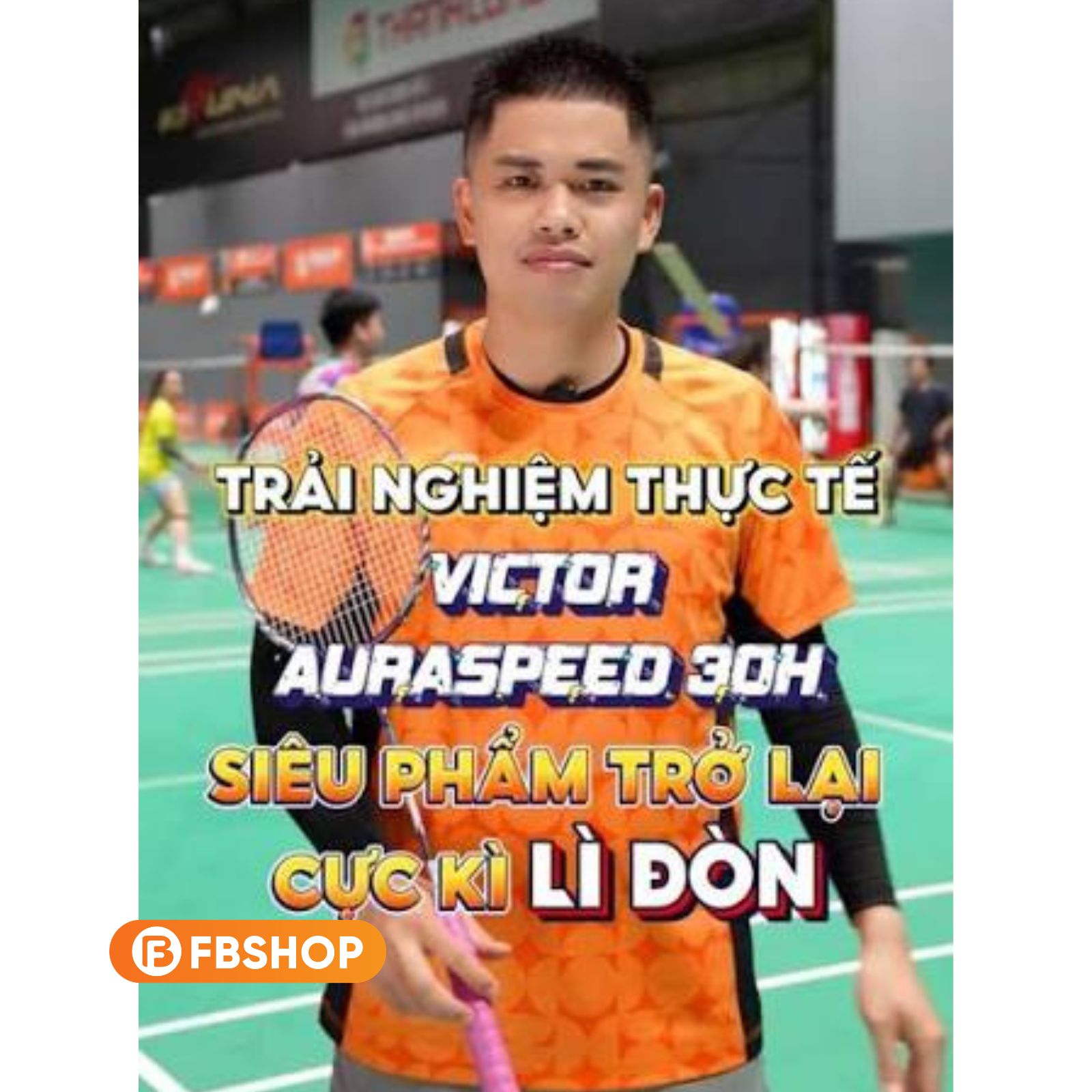 Victor Auraspeed 30H J Cây vợt tốc độ cho người chơi công thủ toàn diện