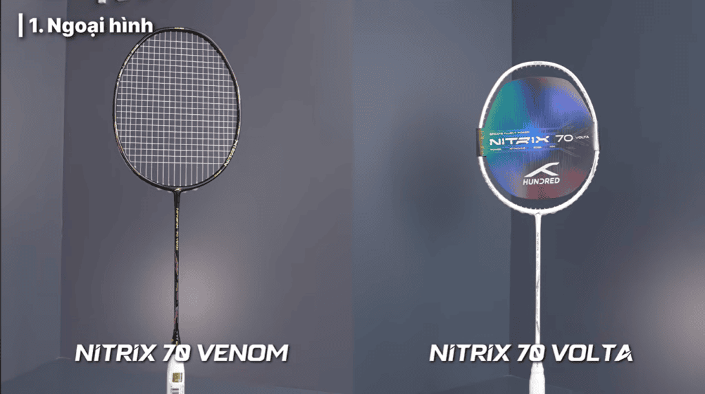 Khám phá ngoại hình và thiết kế của Nitrix 70 Venom Vs Nitrix 70 Volta