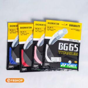 Cước đan vợt cầu lông Yonex BG65 Titanium
